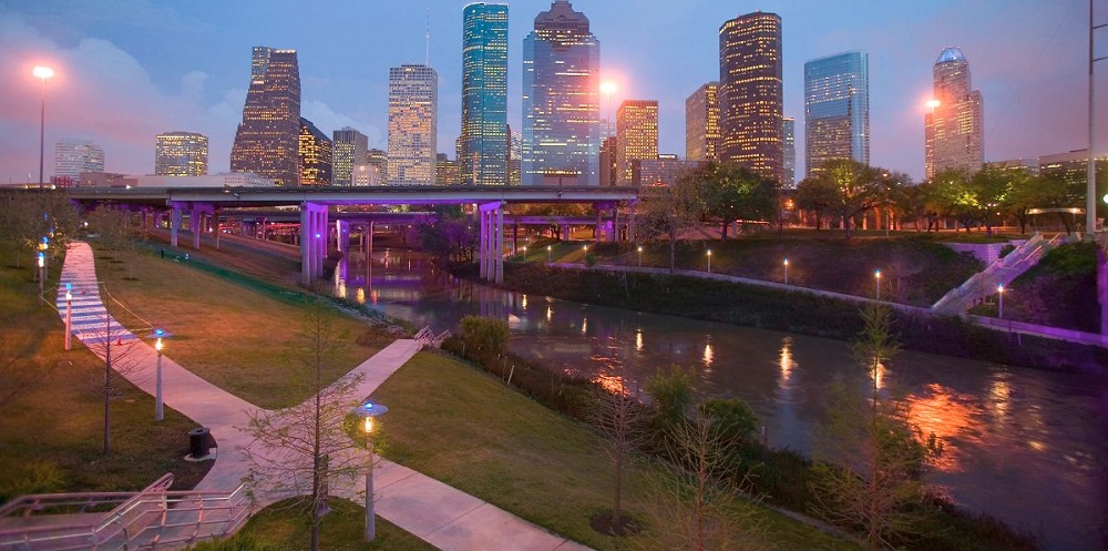 Buffalo Bayou in Houston for Photoshoot