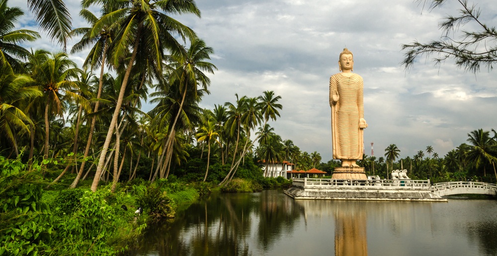 Peraliya Buddha Statue in Hikkaduwa, Sri Lanka