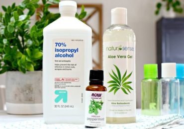 making a personal hand sanitizer at home