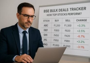 BSE Bulk Deals Tracker How Top Stocks Perform