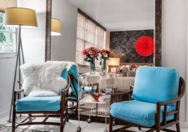 Mirror-In-Apartment-Blue-Chairs-Standing-Lamp