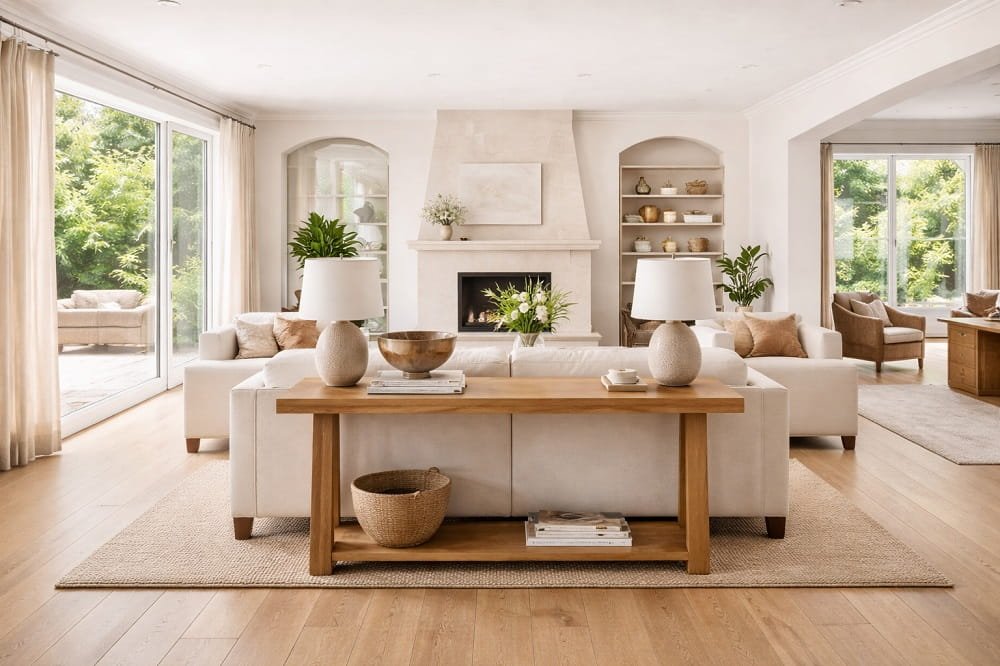 Floating Sofa Arrangement