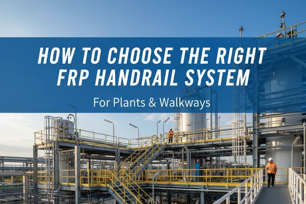 How to Choose the Right FRP Handrail System for Plants & Walkways