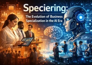 Speciering The Evolution of Business Specialization in the AI Era