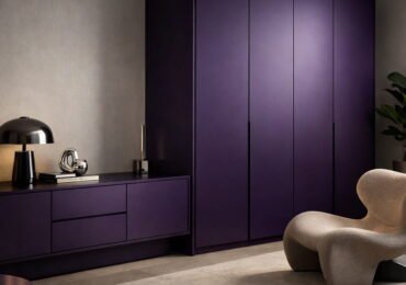 Modern Interior with Darkish Purple 265 LU The Bold Laminate Shade