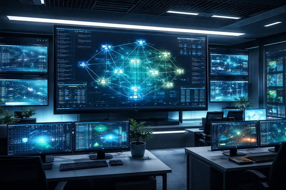 vRealize Infrastructure Navigator showing application dependency mapping in a virtual environment